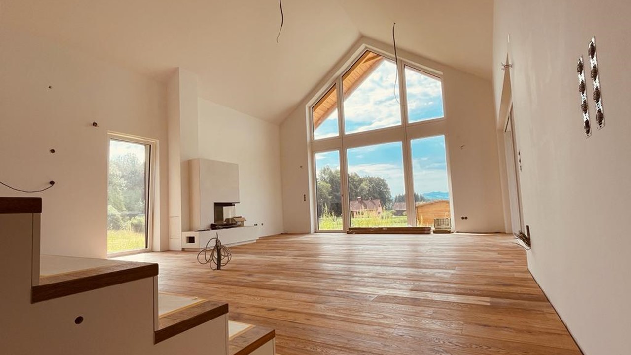 Dachgeschossausbau mit nachwachsenden Rohstoffen